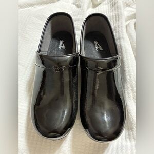 Dansko Glossy Black Professional Clogs